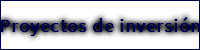 Proyectos de inversión