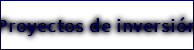 Proyectos de inversión